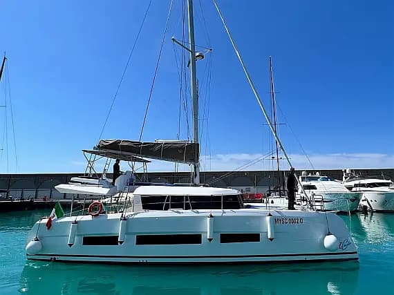 Dufour Catamaran 48 in Sardinia / Olbia / Marina Golfo Cugnana - image 1